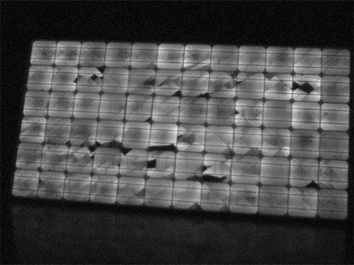 太阳能电池板缺陷