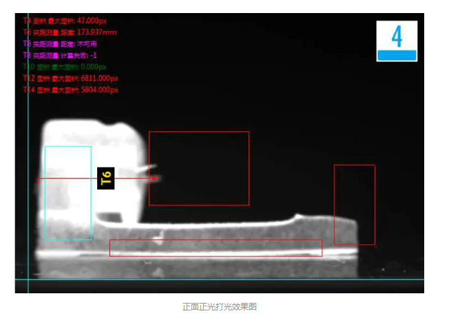 正面正光打光效果图